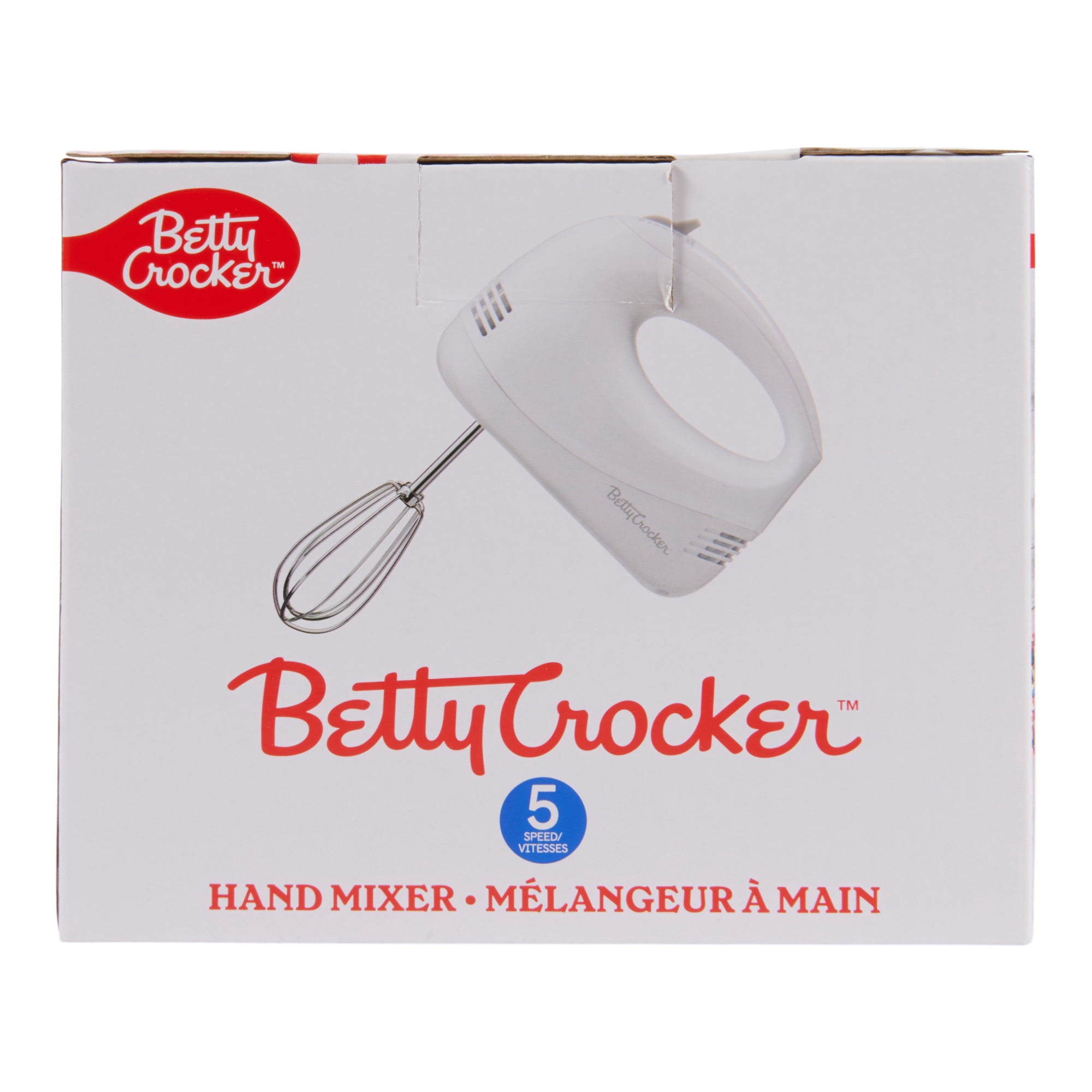 Betty Crocker 5Speed Hand Mixer, White Giant Tiger