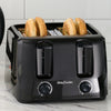 Grille-pain à 4 tranches Betty Crocker – noir