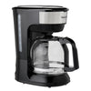 Betty Crocker 12 Cup Coffee Maker, Black and Silver, 1.9-qt