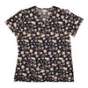 Haut d'uniforme à motif floral White Cross pour femmes