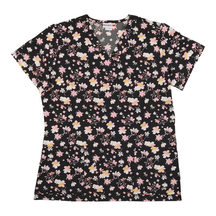 Haut d'uniforme à motif floral White Cross pour femmes
