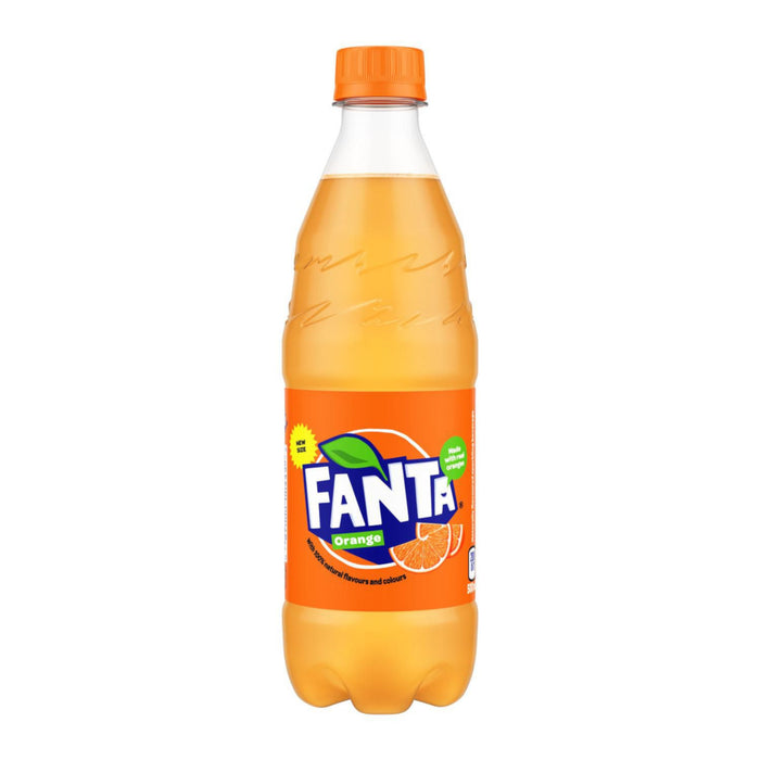Fanta boisson gazeuse aromatisée naturellement orange, 500 ml