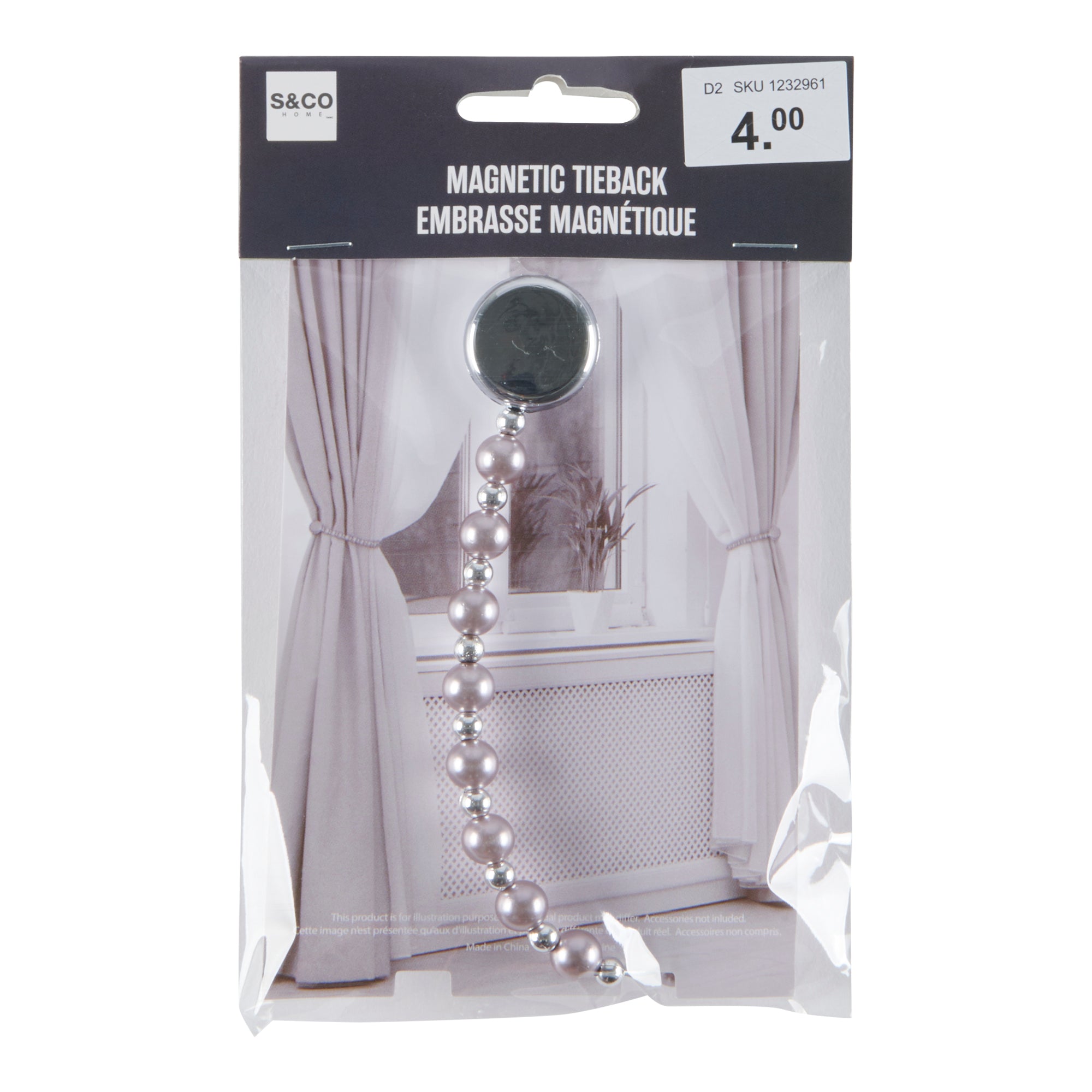 Curtain with TieBack, 37in Giant Tiger