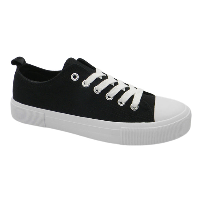 Chaussures lacées légères en canevas mySTYLE pour femmes
