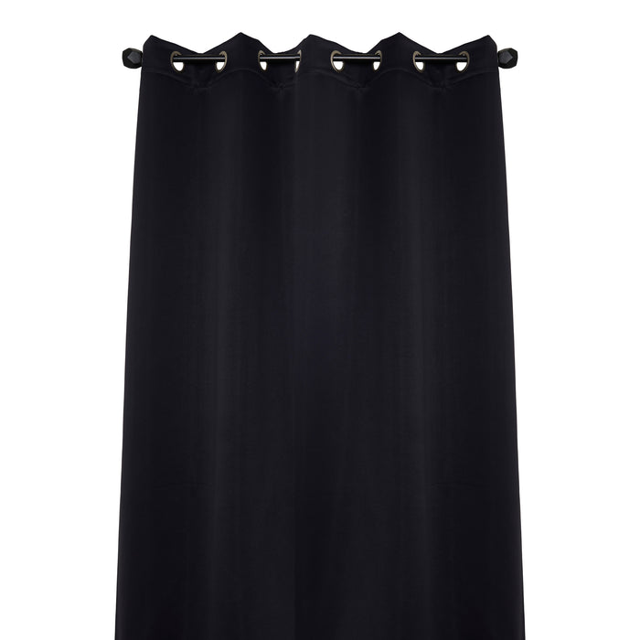 Rideaux occultant HomeStyles, noir – 52 po x 84 po