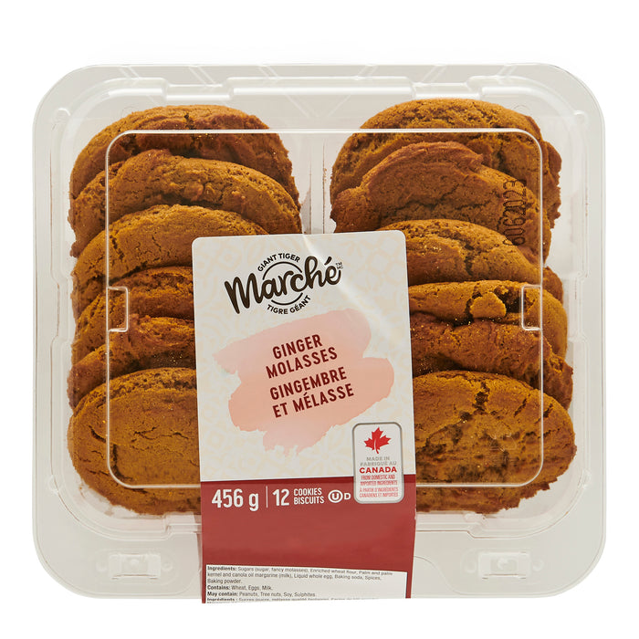 Biscuits à la mélasse et au gingembre Marché Tigre Géant, 456 g