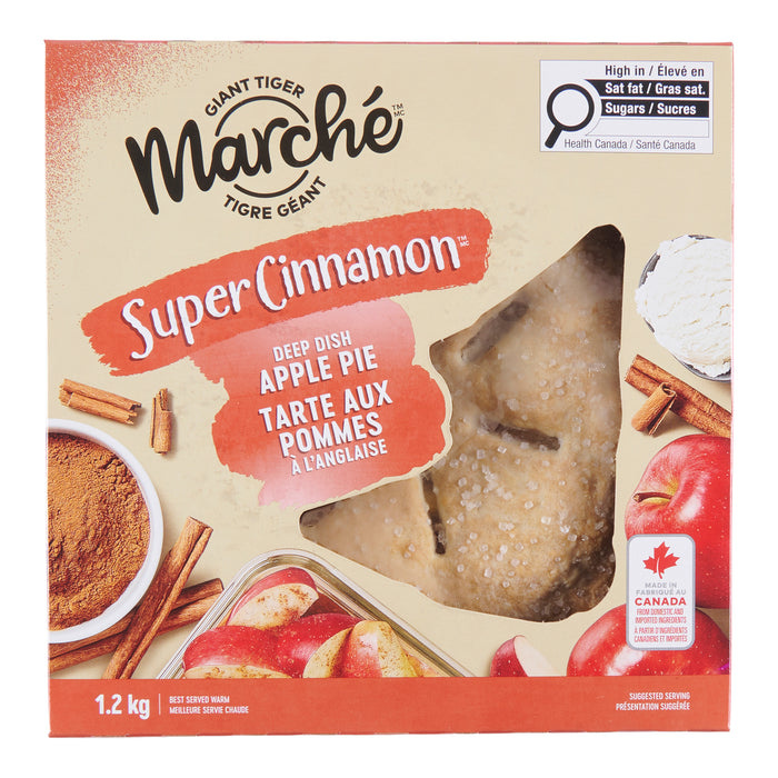 Giant Tiger Marché Apple Cinnamon Pie, 1.2 kg