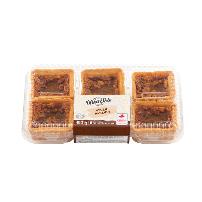 Giant Tiger Marché Pecan Butter Tarts, 6-Pack, 450-g
