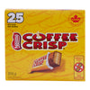 Friandises au chocolat Coffee Crisp de Nestlé, format collation, emballage de 25