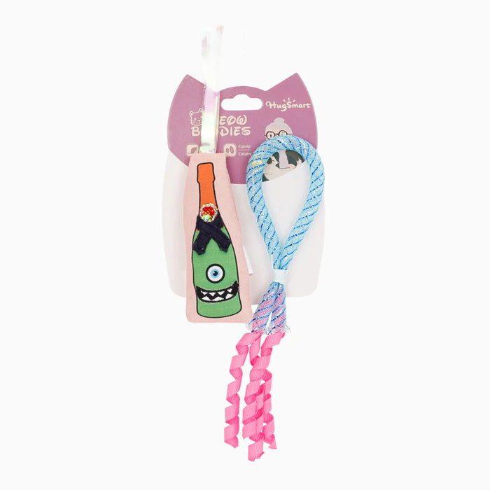 Jouet pour chats en forme de bouteille de vin Meow Buddies, 2 pièces