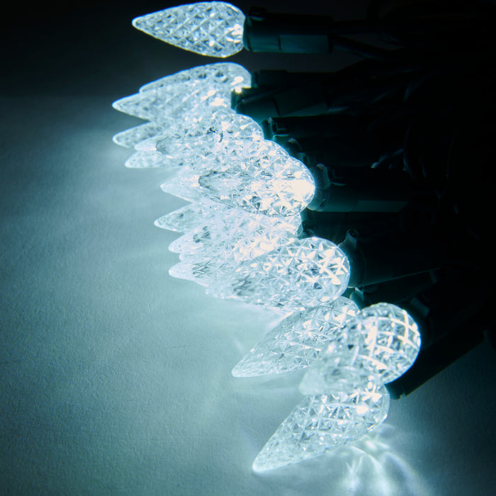 Danson Décor Pure White 40 LED C6 String Lights, 2.48-m