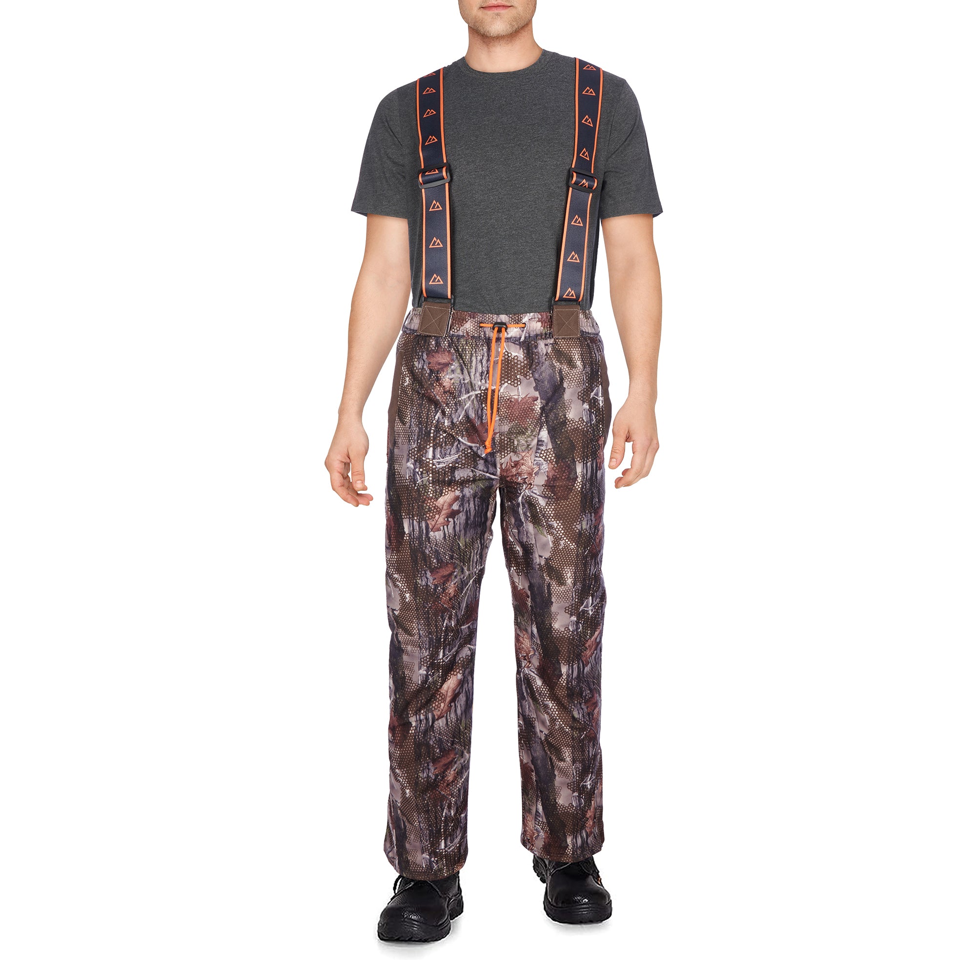 Mountain Ridge Men's Insulated Camo Pants with Suspenders Giant Tiger