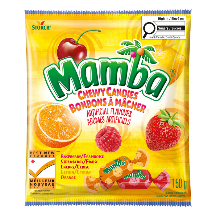 Mamba Fruit Chews, 150-g