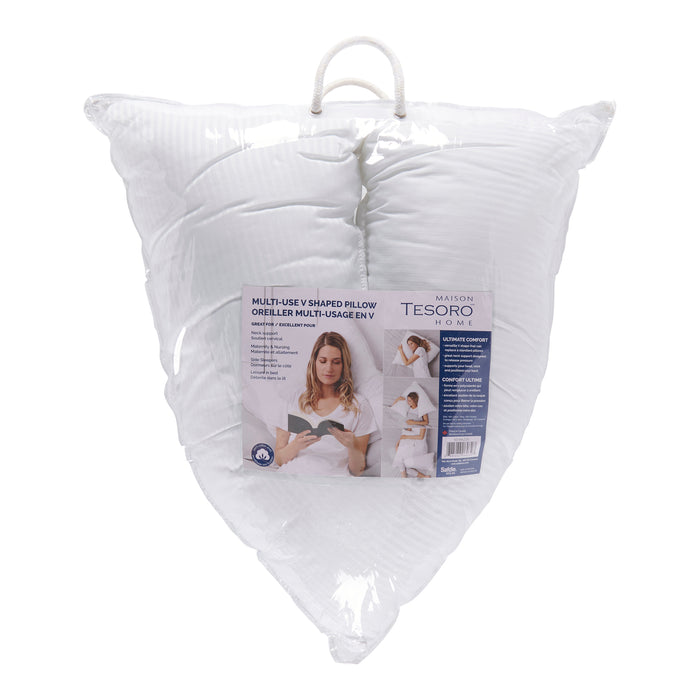 Oreiller Boomerang – blanc