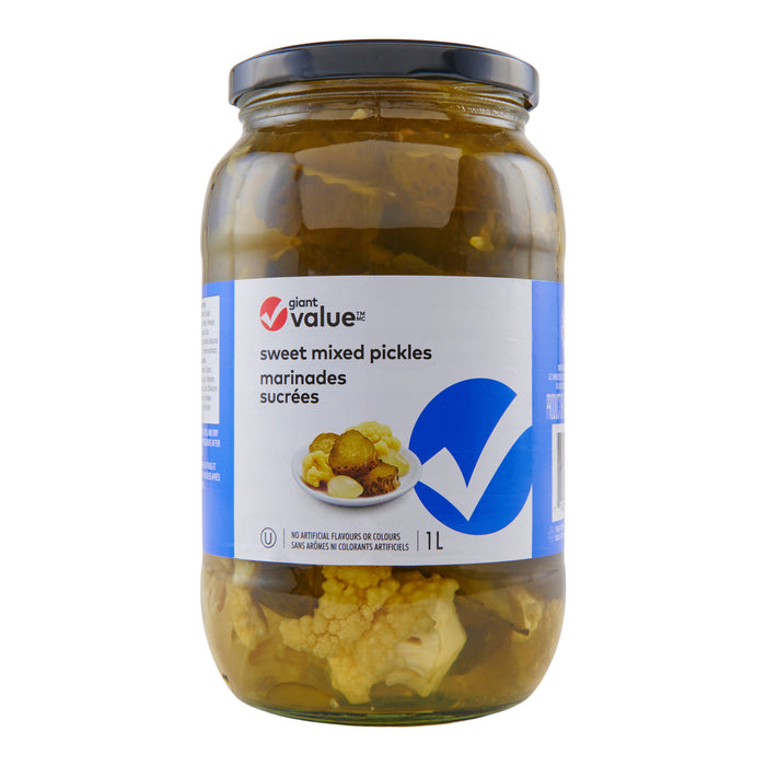 Mélange de cornichons sucrés Giant Value – 1 L