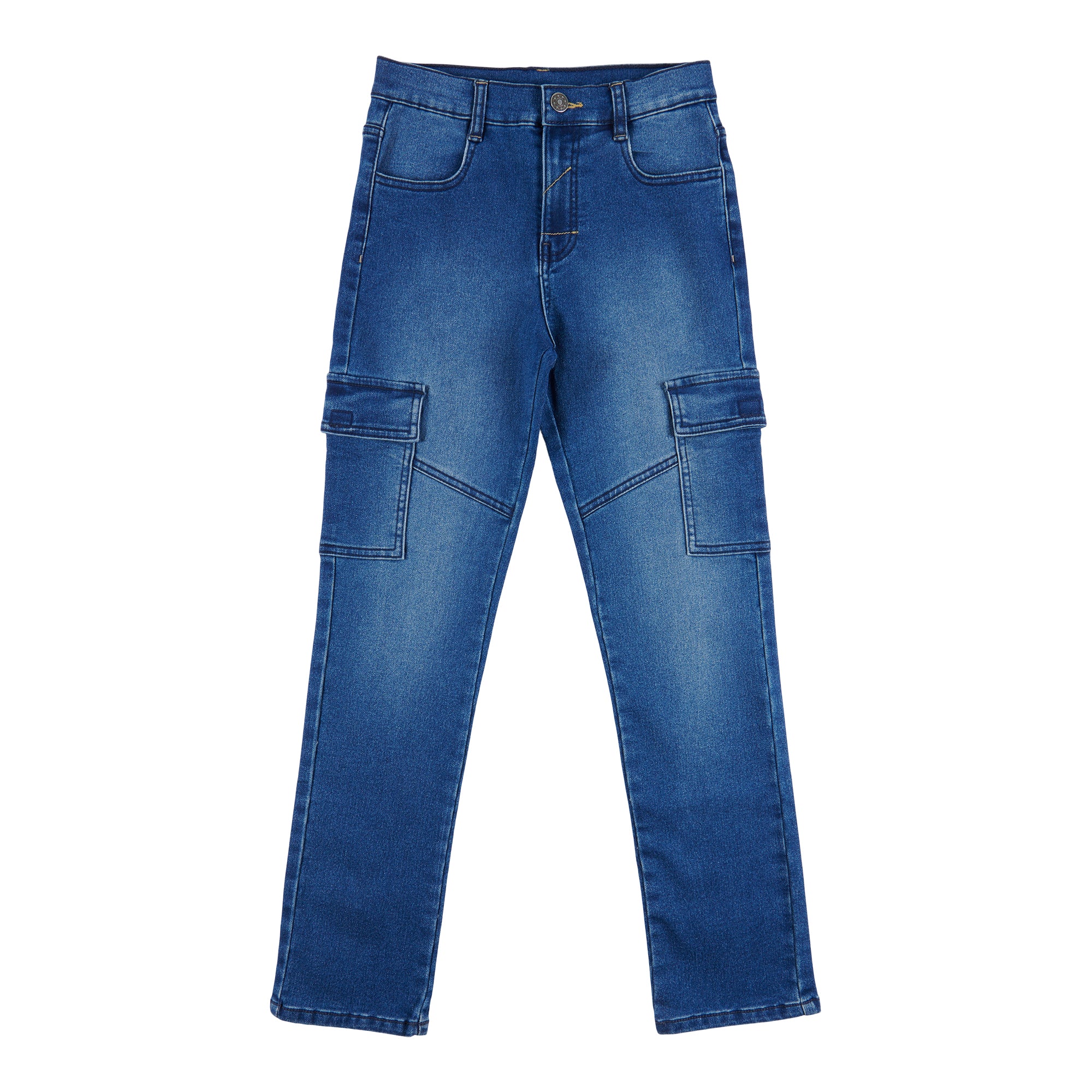 SURVIVAL GEAR Boy's Denim Cargo Pants Giant Tiger