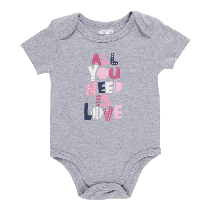 MONKEY BARS Infant Girls' Attitude Onesie
