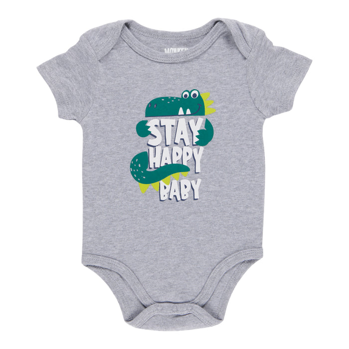 MONKEY BARS Infant Boys' Fall Fun Onesie with Graphic Print