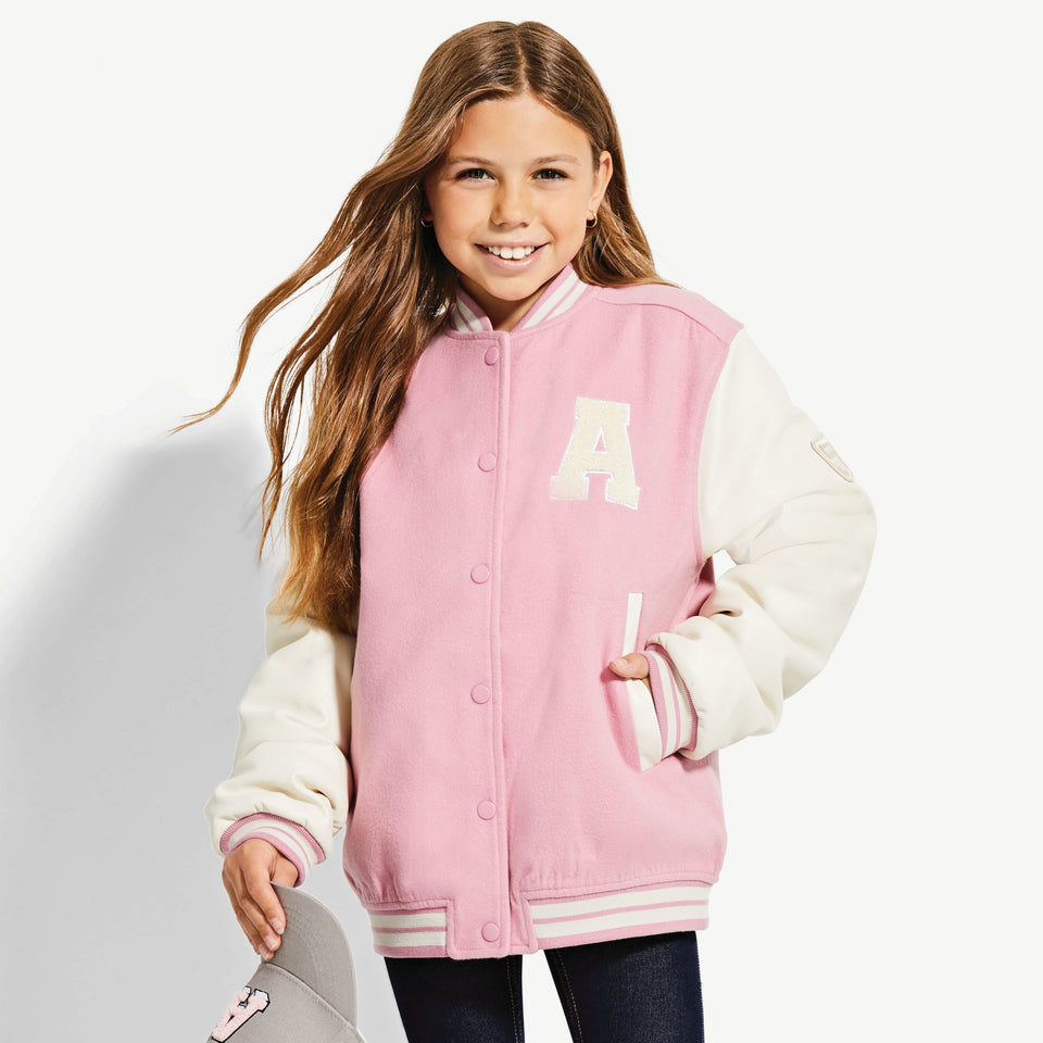 Veste Bombardier Rockabilly Six Bunnies Fille Enfant - Taille 10-12 Ans, Neuve