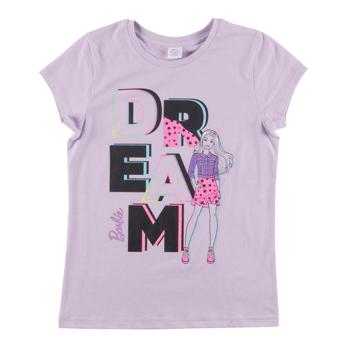 BELLA & BIRDIE Girls' Licensed Barbie T-Shirt