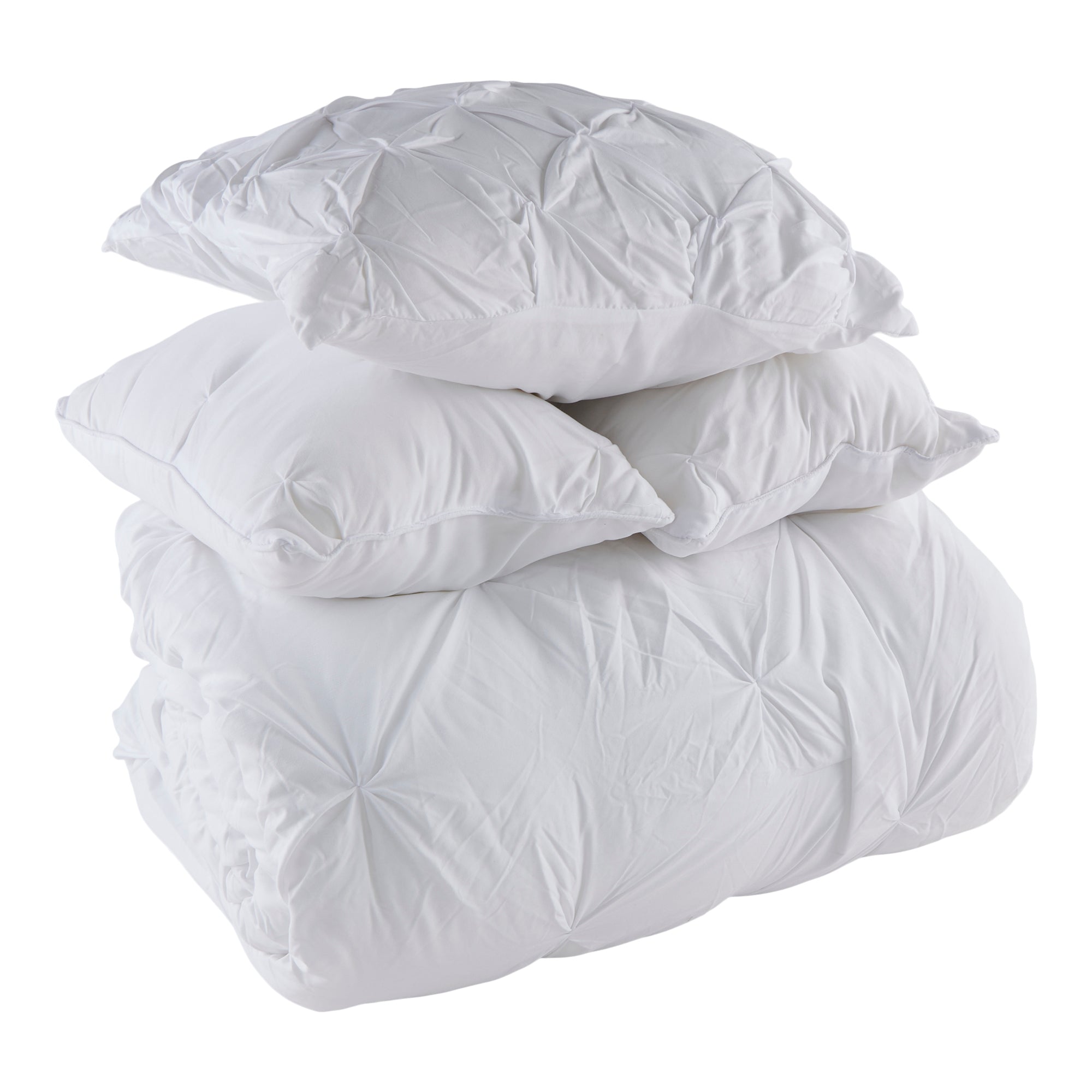 Pintuck Comforter Set, King, 7 Piece Giant Tiger