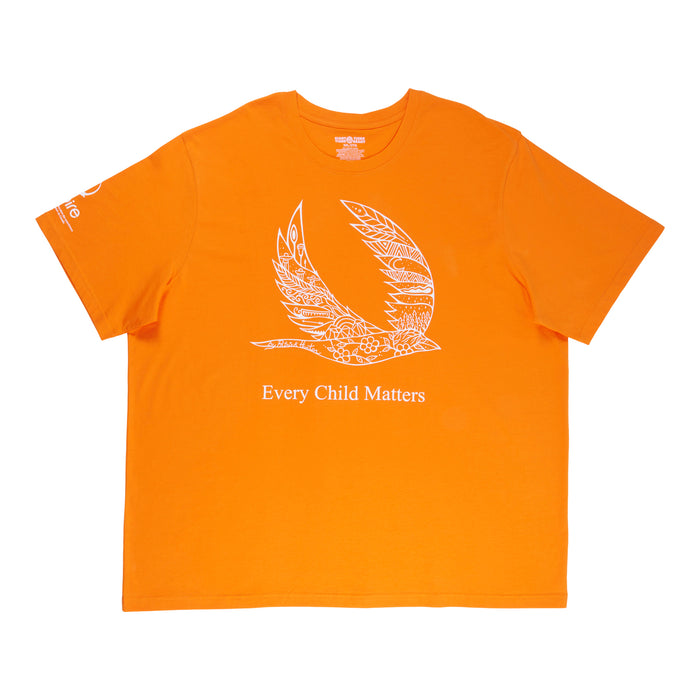 « Every Child Matters », t-shirt orange unisexe en anglais de la Journée nationale de la vérité et de la réconciliation surdimensionnée/taille plus pour adultes