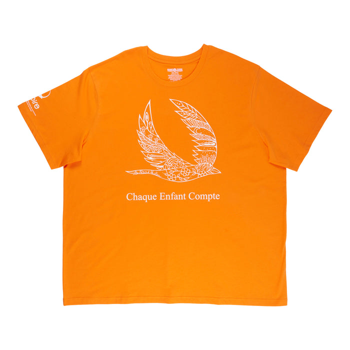 « Chaque Enfant Compte », t-shirt unisexe en français de la Journée nationale de la vérité et de la réconciliation pour adultes