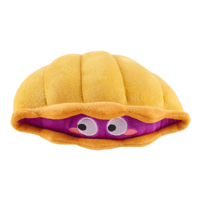Fuzzy Friendz Ocean Pals Oyster Dog Toy