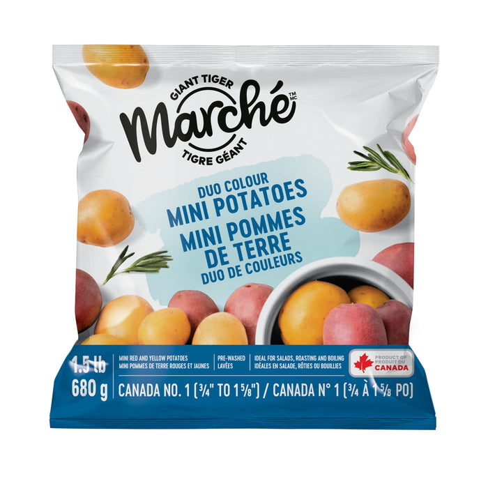 Mini Pommes de terre Tigre Géant Marché, - 1,5 lb