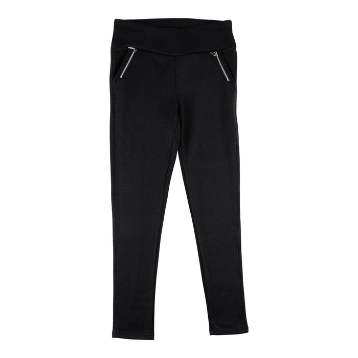 Pantalon imprimé style plongée avec fermeture à glissière lily morgan pour femmes