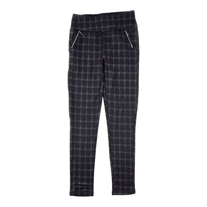 lily morgan Women's Printed Scuba Knit Zip Pants
