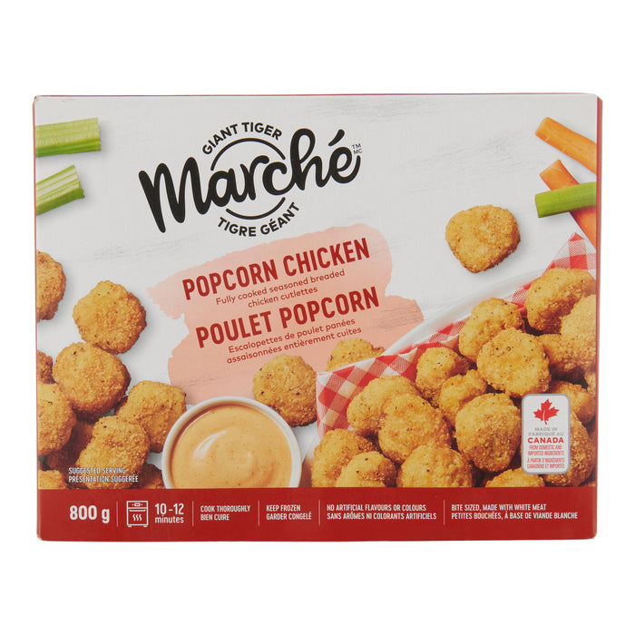 Poulet popcorn Marché Tigre Géant, 800 g