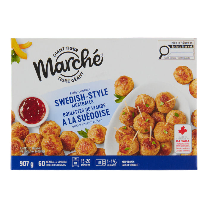Boulettes de viande suédoises Marché Tigre Géant – 907 g