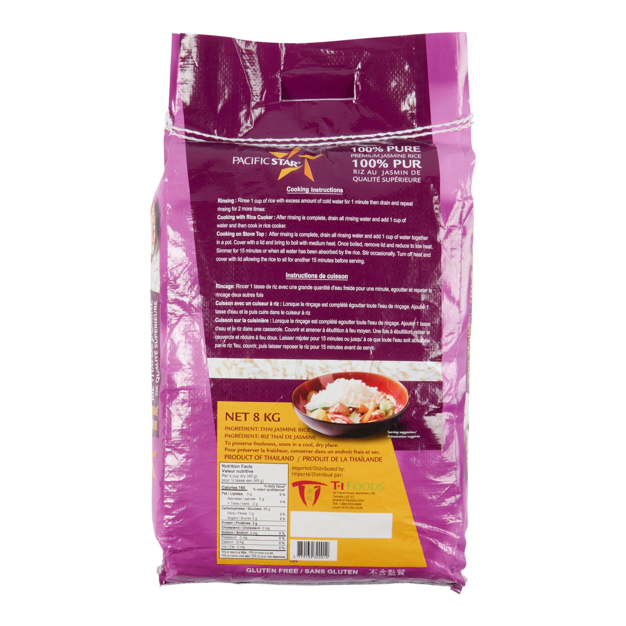 Pacific Star Jasmine Rice, 8-kg – Giant Tiger
