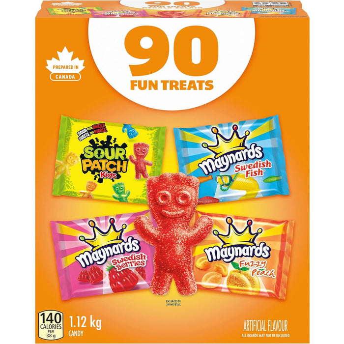 Maynards Assorted Candy, 90-Pack