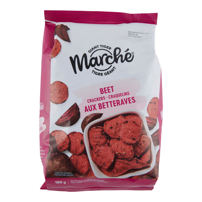 Craquelins aux betteraves Marché Tigre Géant, 180 g