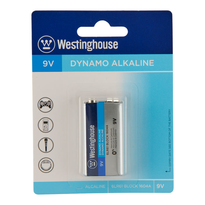 Westinghouse 9V Dynamo Alkaline Battery