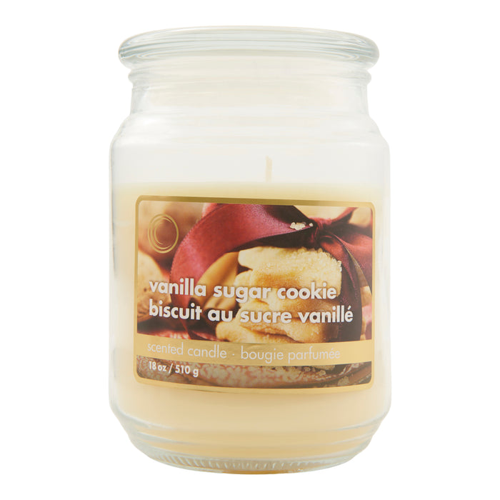 Bougie parfumée dans un pot, biscuits au sucre – 18 oz