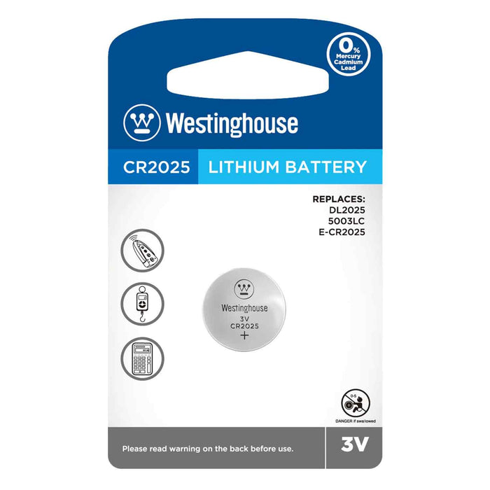 Pile au lithium CR2025 Westinghouse
