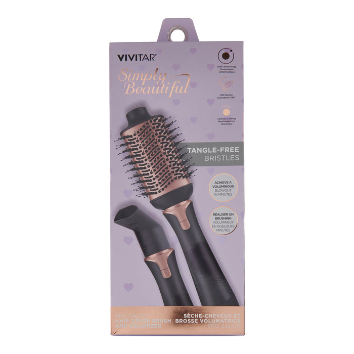 Vivitar High Performance Hair Dryer with Brush