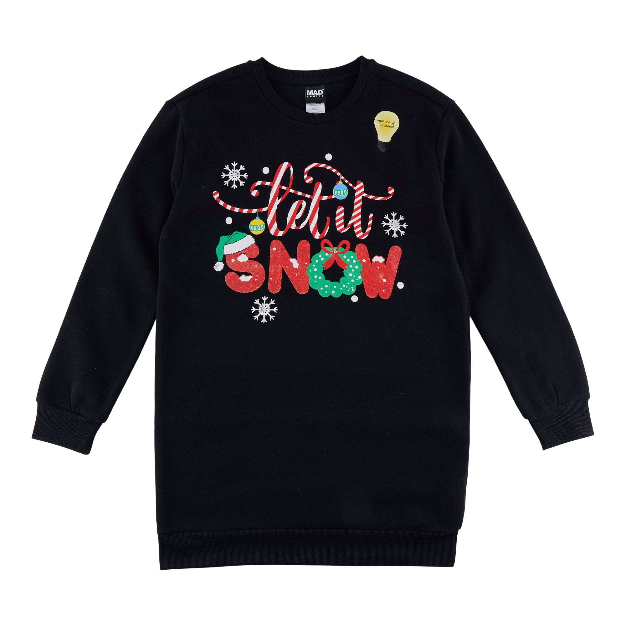 Women's Novelty LightUp Tunic Dress Giant Tiger