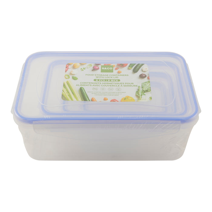 Nesting Food Storage Set, 8 Piece