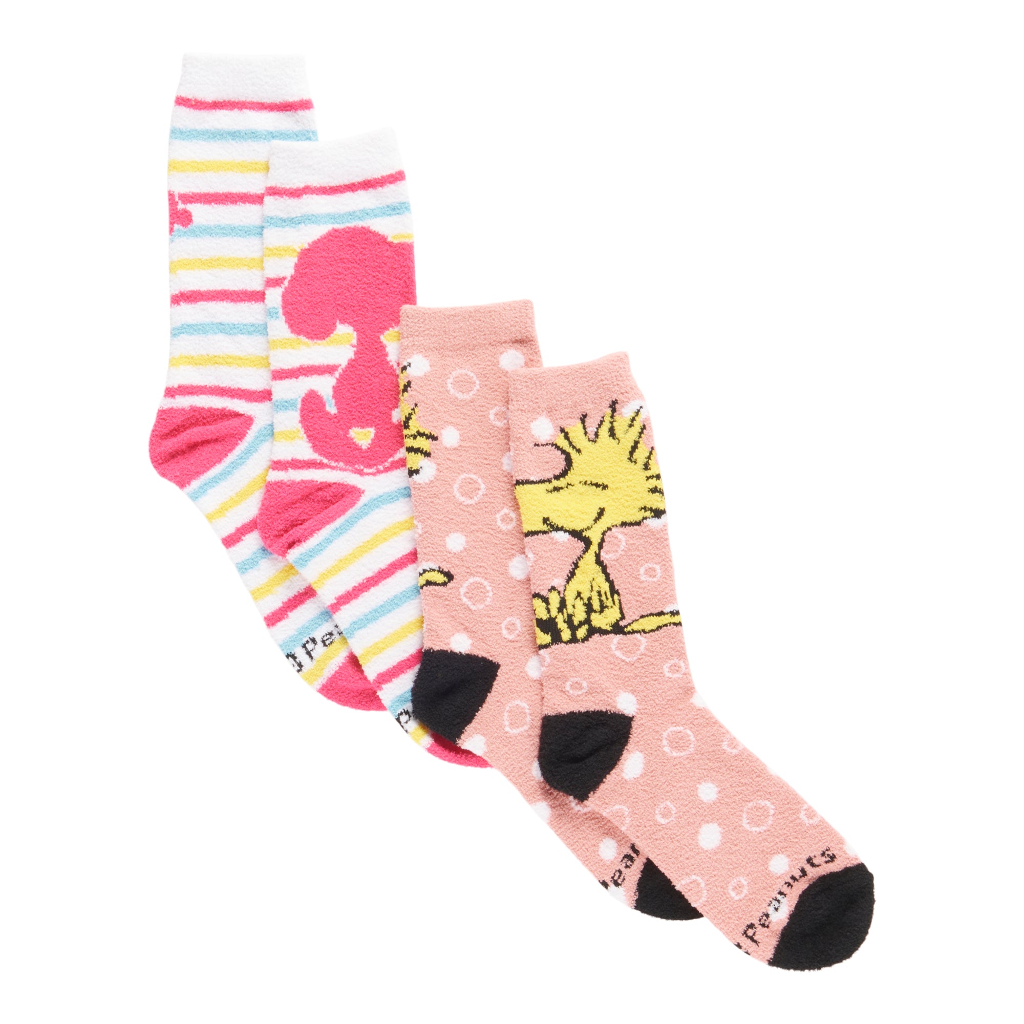 Women's Licensed Cozy Socks, 2Pack Giant Tiger