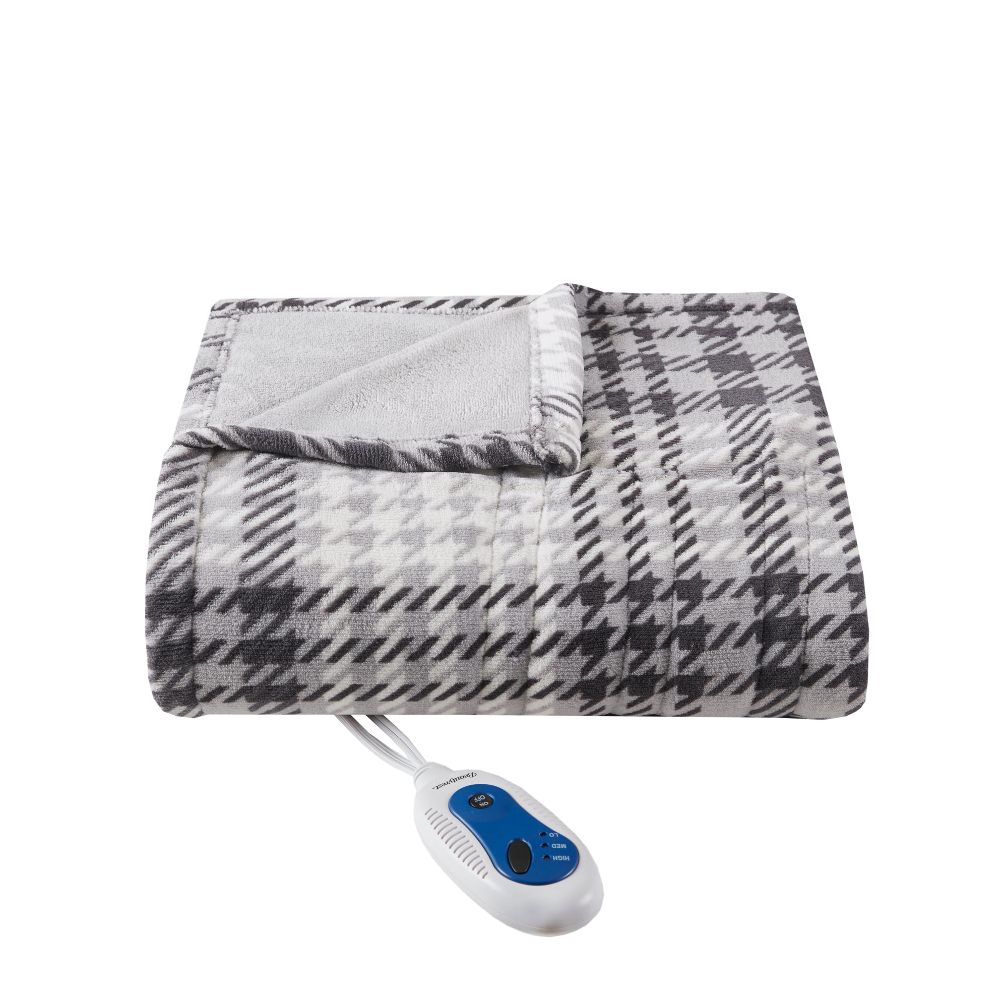 BeautyRest Plaid Rashel Heated Throw, 60in. Giant Tiger