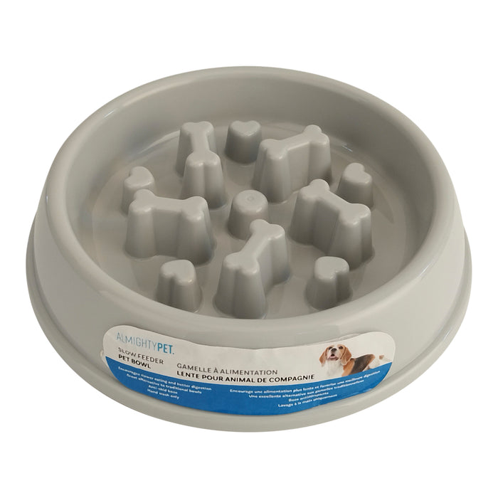 Bol pour animaux de compagnie, alimentation lente