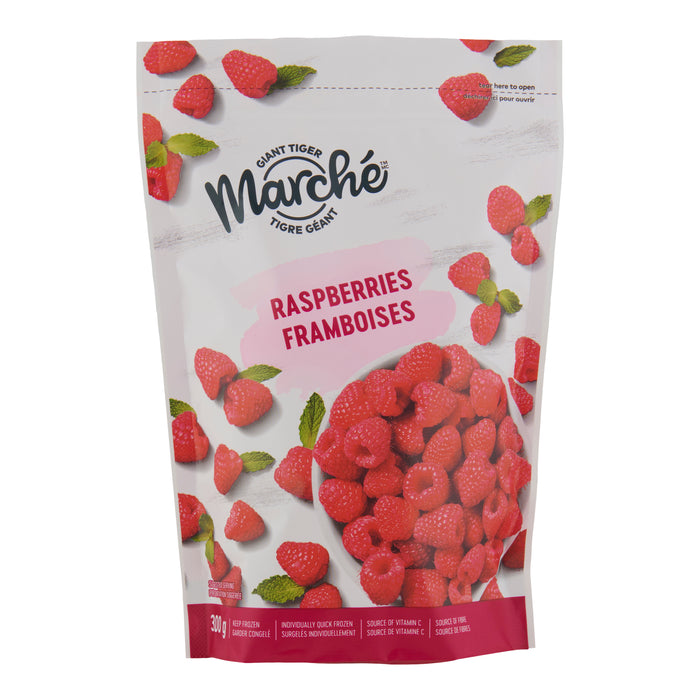 Giant Tiger Marché Raspberries, 300 g