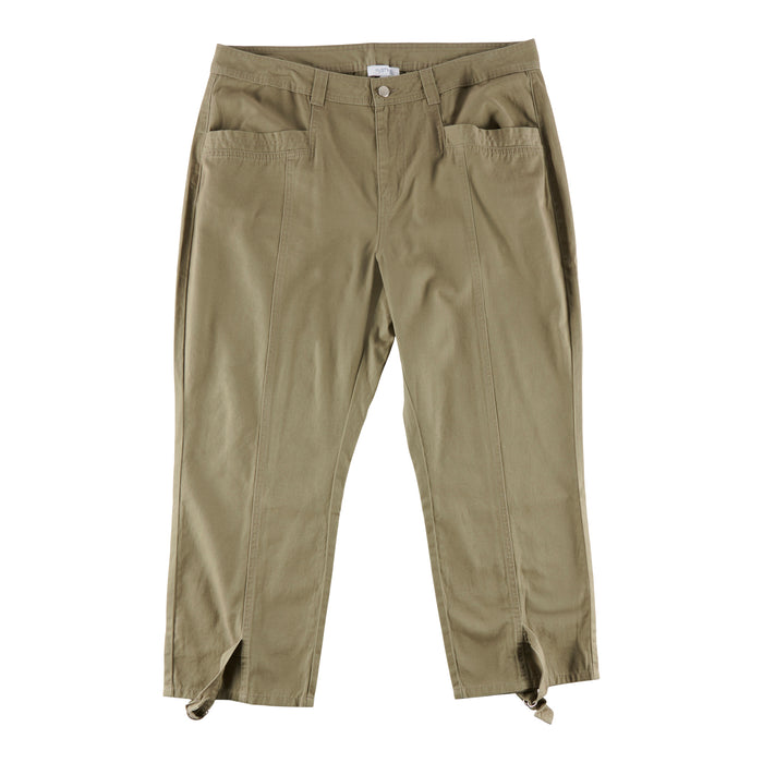 Pantalon en sergé avec patte au bas taille plus mySTYLE pour femmes