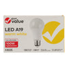 Giant Value LED A19 Light Bulbs, 100 Watt, Warm White