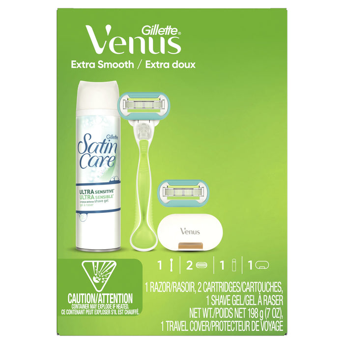 Gillette Venus Extra Smooth Holiday Set, 4-Piece