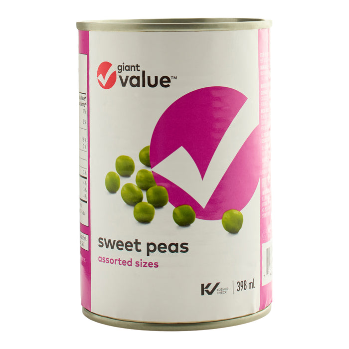 Giant Value Sweet Peas, 398 ml